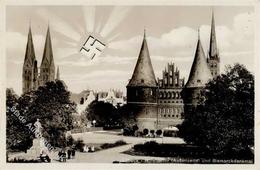 Aufgehende Sonne WK II Lübeck (2400) WK II  Foto AK I-II - Weltkrieg 1939-45