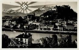 Aufgehende Sonne WK II Salzburg (5020) Österreich WK II  Foto AK I-II - Oorlog 1939-45