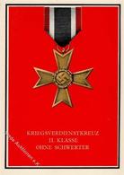 Orden WK II Kriegsverdienstkreuz II. Klasse Ansichtskarte  I-II - Ohne Zuordnung