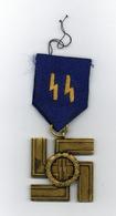 WK II Orden SS Dienstauszeichnung 1. Stufe Für 25 Jahre Sammleranfertigung I-II - Non Classés