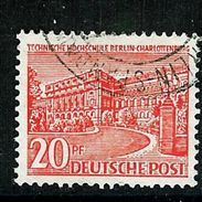 Berlin 1949: Mi.-Nr. 49 III (PM 6): Berliner Bauten   Gest. - Errors & Oddities