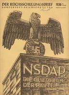 Buch WK II Reichsschulungsbrief Sonderheft Reichsparteitag 1936 Einige Abbildungen II - 5. Wereldoorlogen