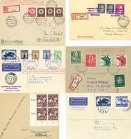 DEUTSCHE DIENSTPOST WK II - 8 Meist Dekorative Briefe Und Karten Aus 1941-1944, Teils Seltene O I-II - Militaria