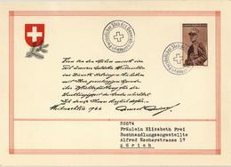 Feldpost WK II Schweiz Persönlicher Stab Des Generals Weihnachten 1944 I-II Noel - Guerre 1939-45