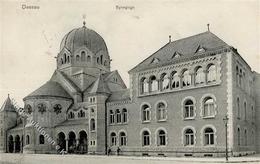 Synagoge Dessau (o-4500) Ansichtskarte I-II Synagogue - Judaísmo