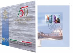 CITTA' DEL VATICANO - FOLDER - ANNO 2015 - 150° ANNIVERSARIO CORPO DELLE CAPITANERIE DI PORTO - GUARDIA COSTIERA - Used Stamps
