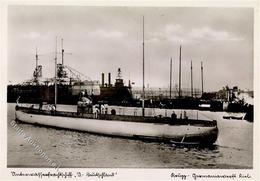 U-Boot Unterwasserfrachtschiff U-Deutschland Foto-Karte I-II - Other & Unclassified