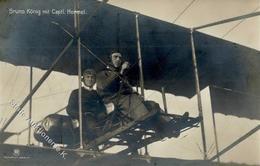 DEUTSCHER RUNDFLUG 1911 - Offiz. Karte (rot) BRUNO KÖNIG Mit Captl. HORMEL I-II - Autres & Non Classés