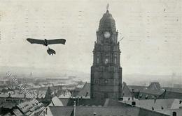 Flugereignis Dresden (o-8000) Flugwoche 1911 I-II (leichter Stempeldurchdruck) Aviation - Other & Unclassified