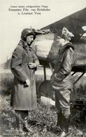 Sanke, Pilot Nr. 554 Richthofen Frhr. V. Rittmeister U. Voss Leutnant Foto AK I- - Andere & Zonder Classificatie