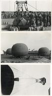 Ballon Krefeld (4150) Ballontage 1936 Lot Mit 3 Foto-Karten I-II - Sonstige & Ohne Zuordnung