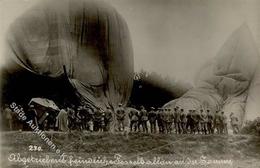 Ballon WK I An Der Somme Foto AK 1917 I-II - Altri & Non Classificati