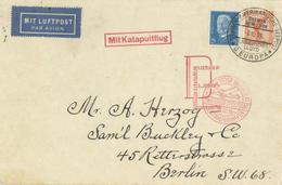 KATAPULTPOST-BRIEF 8.10.1930 - Seepost Haberer 37b I-II - Other & Unclassified