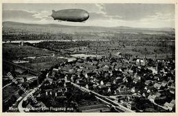 Zeppelin Neuenburg (7844) Luftaufnahme Foto AK I-II Dirigeable - Airships