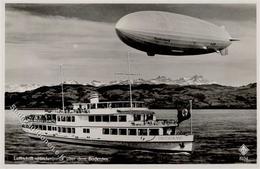 Zeppelin WK II Hindenburg Schiff  Foto AK I-II Dirigeable Bateaux Bateaux - Dirigibili