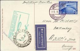 ZEPPELINPOST Sieger 124Cb - Zeppelinkarte 1.SAF 1931 - Bordpostkarte Mit DR 457 Polarfahrt Als EF, Mi. 430.- I - Dirigibili