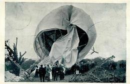 ZEPPELIN-LUFTSCHIFF No. 2 - Unfall 31. Mai 1909 Bei Jebenhausen-Göppingen I-II - Airships