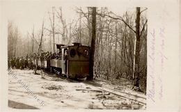 FELDBAHN - Foto-Ak 1918 I - Treni