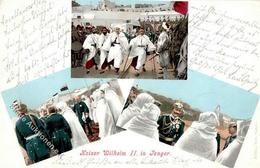Deutsche Post Marokko Tanger Kaiser Wilhelm II Zu Besuch I-II - Non Classificati