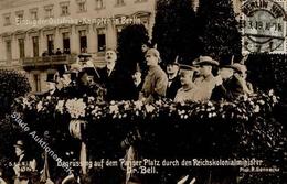 Kolonien Deutsch-Ostafrika Einzug Der Ostafrika-Kämpfer Berlin Fotokarte I-II Colonies - Zonder Classificatie