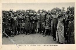 Kolonien Deutsch-Ostafrika Warandi U. Watusei-Leute Stpl.Dar-es-Salaam Stpl. 21.1.11 I-II Colonies - Zonder Classificatie
