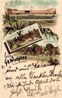 Kolonien Deutsch-Südwestafrika Litho Windhoek Stpl. Okahandja 2.2.98 I-II Colonies - Non Classés