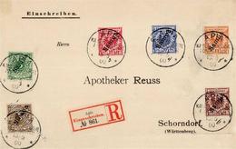 Kolonien Samoa APIA 18.5.00 Satzbrief Als Einschreiben I-II (unterer Teil Mit Knick) Colonies - Zonder Classificatie