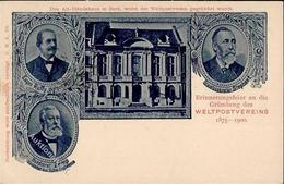Postgeschichte Erinnerung An Die Gründung Des Weltpostvereins 1900 I-II - Poste & Postini
