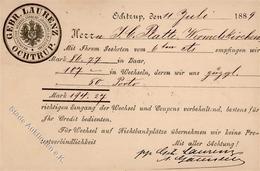 Vorläufer 1889 Gebr. Laurenz Ochtrup Privatganzsache I-II - Unclassified