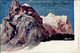 Berggesichter Sign. Hansen Wetterhorn I-II Face à La Montagne - Fairy Tales, Popular Stories & Legends