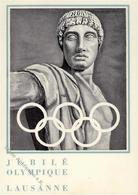 LAUSANNE OLYMPIA 1944 - Maximumkarte (Frankatur Rücks.) I - Giochi Olimpici