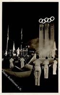 BERLIN OLYMPIA 1936 - PH O 32 - Der Feierliche Empfang D. Fackelläufers In KIEL - S-o,I - Giochi Olimpici