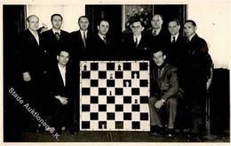 SCHACH - Foto-Ak - SCHACH - Halle,Saale 1953 I - Chess