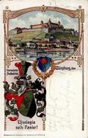 Studentika Würzburg (8700) Thuringia Sei's Panier 1912 I-II (Marke Teilweise Entfernt Kl. Einriss) - Altri & Non Classificati