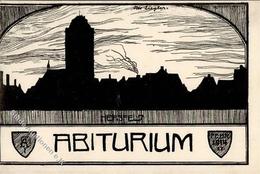 Studentika HERSFELD,Hessen - Künstlerkarte 1914 Sign. Otto Ziegler I-II - Andere & Zonder Classificatie
