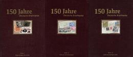 Philatelie Buch 150 Jahre Deutsche Briefmarke In 3 Bänden Jubiläums Edition Hrsg. Deutsche Post 1998 I-II - Autres & Non Classés