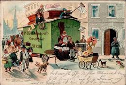 Berlin (1000) Möbel-Transport-Gesellschaft Kinderwagen Pferdegespann 1905 I-II - Sammlungen (ohne Album)