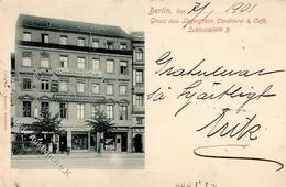 Berlin Mitte (1000) Cafe Lagergren Gardinen Und Baumwollwarenhandlung  1901 I-II - Collezioni (senza Album)