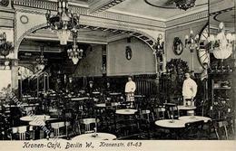 Berlin Mitte (1000) Kronen Cafe Kronenstrasse 1909 I- - Collections (without Album)