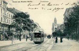 Moabit (1000) Turmstraße Straßenbahn 1907 I-II - Verzamelingen (zonder Album)
