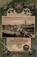 Hamburg (2000) XX. Deutscher Radfahrer Bundestag 1903 Kehrwiederbrücke  1903 I-II - Collections (sans Albums)