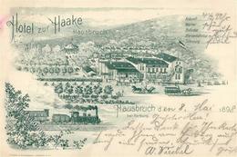 Hausbruch (2000) Hotel Zur Haake Eisenbahn  1898 I- Chemin De Fer - Collections (sans Albums)