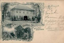 Rellingen (2084) Gasthaus J. E. Timm  1898 I-II (Ecken Leicht Abgestoßen) - Verzamelingen (zonder Album)
