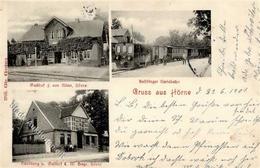 Hörne (2160) Gasthaus Rönn Eisenbahn Handlung Und Gasthaus Bage 1901 I- Chemin De Fer - Verzamelingen (zonder Album)