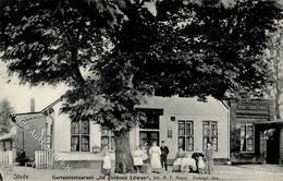 Stade (2160) Gasthaus Im Goldenen Löwen 1909 I- - Verzamelingen (zonder Album)