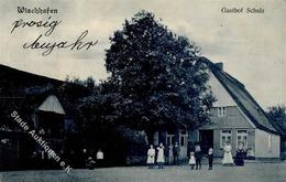 Wischhafen (2161) Gasthaus Schulz 1910 I-II - Verzamelingen (zonder Album)