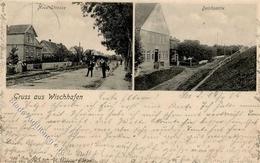 Wischhafen (2161) Neue Strasse 1905 I- - Verzamelingen (zonder Album)