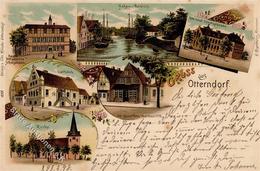 Otterndorf (2178) Handlung Rathaus  Lithographie 1898 I- - Verzamelingen (zonder Album)