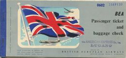 BEA British European Airways - Bruxelles London 1956 - Europe