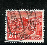 Berlin 1949: Mi.-Nr. 49 V (PM 10): Berliner Bauten   Gest. - Errors & Oddities